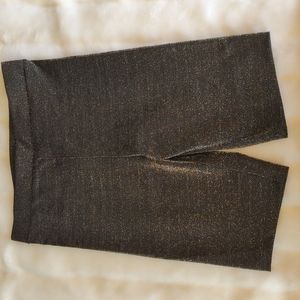 NWOT Forever 21 Sparkly Black Biker Shorts